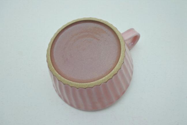 わかさま陶芸　スープカップ(ピンク)