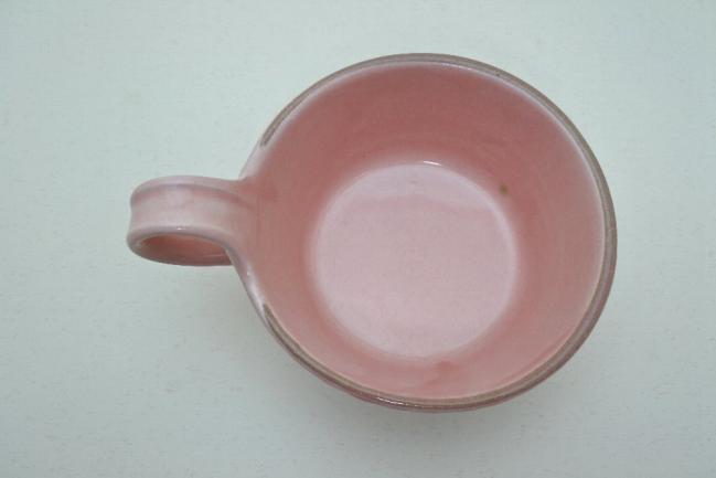 わかさま陶芸　スープカップ(ピンク)